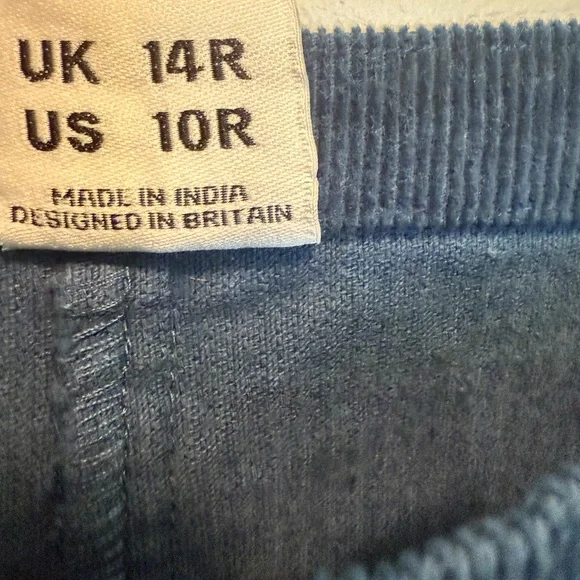 Lucy & Yak Dark Blue Corduroy Dungaree - Picture 4 of 6